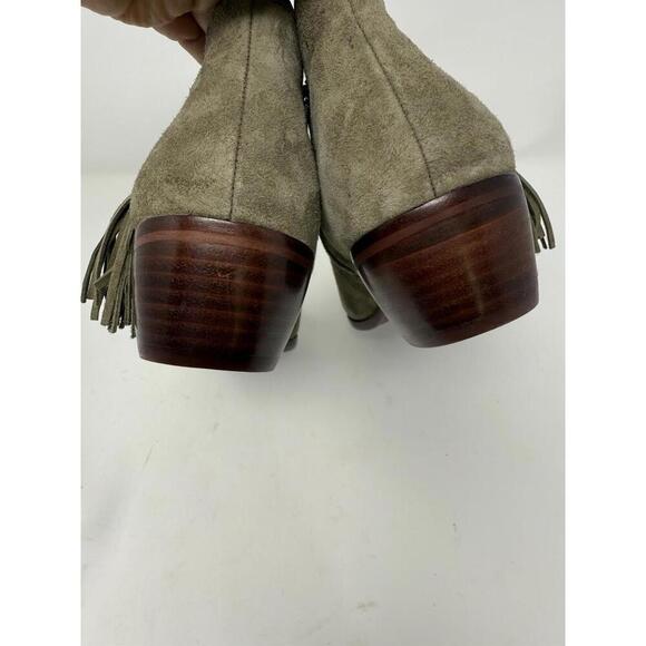 Sam Edelman - Booties-‎ Olive w/Fringe - Size 8- NWT - Picture 4 of 9